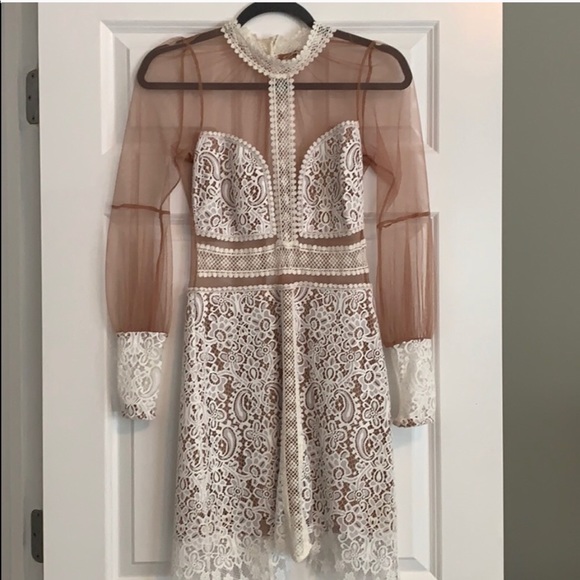 Rare For Love and Lemons FL&L Vivian Lace Dress Size Small EUC - Picture 8 of 12